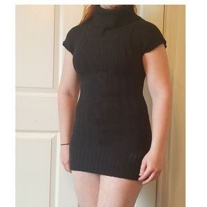 Black knitted Dress